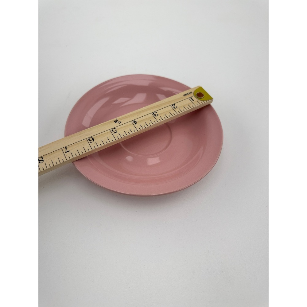 Sleigh Bell Bistro Pink Fresh Snow and Hot Cocoa Ceramic Cup and Saucer Set - Picture 3 of 6